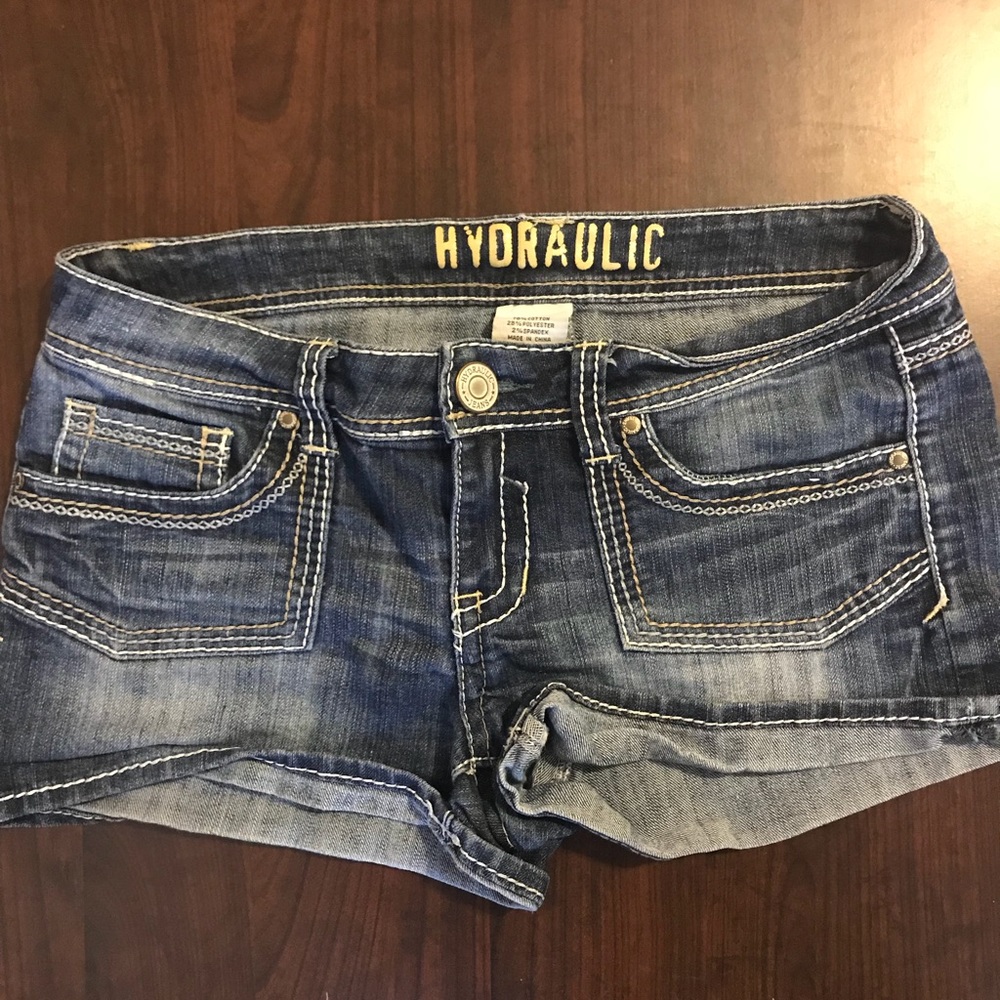 Denim shorts